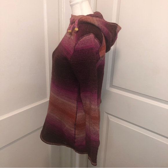 Prana ladies wool mix hooded sweater size small - Picture 5 of 8